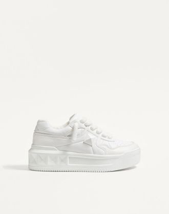 Valentino Garavani One Stud Xl Trainer In Nappa Leather Woman WHITE 35.5