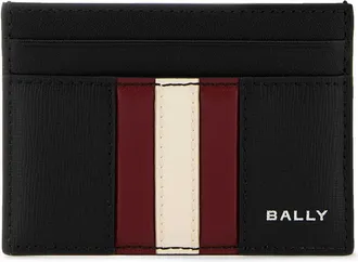 Bally Black Leather Card Holder