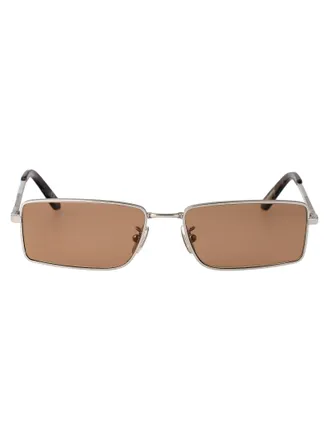 Retro Superfuture Squared Sunglasses Bm5 Brown Marble