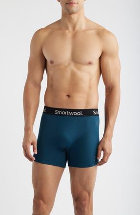 Smartwool Active Boxer Briefs in Twilight Blue at Nordstrom, Size Large