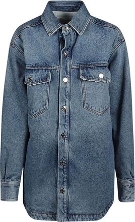 ARMARIUM Armarium, Dames, Blouses & Shirts, Blauw, Maat: XS Denim