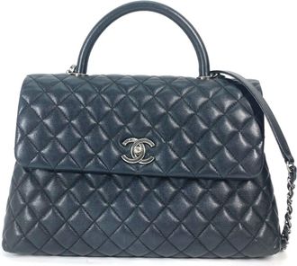 Chanel Grained Calfskin Handbag Shoulder Bag (Pre-Owned)