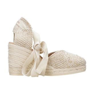 Espadrilles Wedges, female, Beige, Size: 10 US Espadrilles Sandals