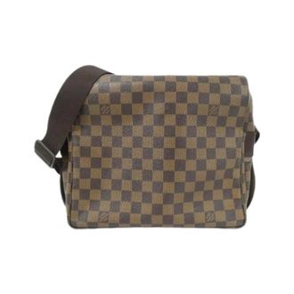 Louis Vuitton Pre-owned Cross Body Bags, female, Brown, Size: ONE SIZE Pre-owned Naviglio Damier Shoulder Bag