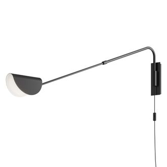 Maytoni Applique A Braccio Mollis Nera Metallo G9 Maytoni Mod126wl-01b1