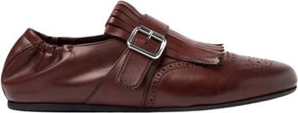 Scarosso Julian Loafer - Heren - Loafers - Bruin - 41 EU - Leer - Schoenen