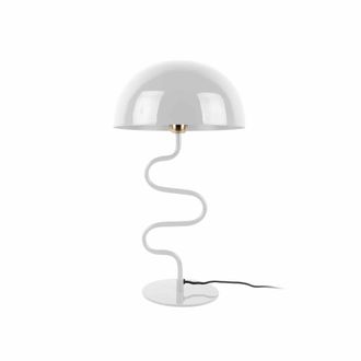 Present Time Leitmotiv Twist L&aacute;mpara De Sobremesa Blanca Dise&ntilde;o Contempor&aacute;neo