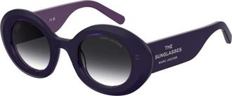 Marc Jacobs Grey Oval Ladies Sunglasses MARC 799/S RY8 47