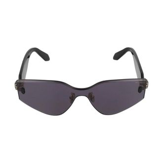 Bulgari Accessoires, Dames, Grijs, ONE Size, Serpenti Shield Zonnebril
