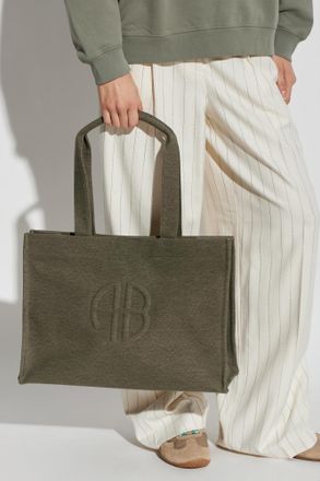 Anine Bing Lara Shopper Bag, Womens, Green