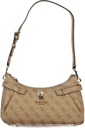 Guess Beige Polyurethane Women Womens Handbag