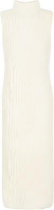 8 by YOOX KNIT ROLL-NECK SLEEVELESS DRESS