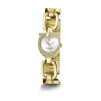 Guess GIA Horloge - Dames - Accessoires - Geel - Maat: ONE Size