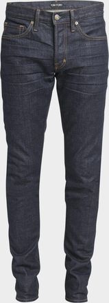Tom Ford Men & apos;s Dark Wash Stretch Slim Fit Jeans