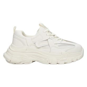 Estro & Luminara Sneakers, female, Beige, Size: 10 US Womens Light Beige Low-Top Chunky Platform Sneakers ES8 Er00112610