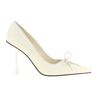 Jimmy Choo London Scarlett 95 Pump - female - Jimmy Choo - Pumps - White - 8 UK - Shoes
