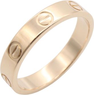 Cartier Gold Pink Gold (18K) Band Ring (Pre-Owned)