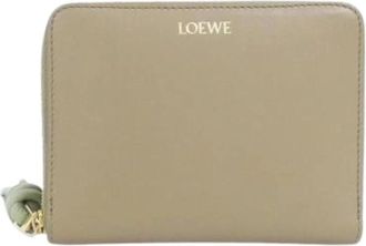 Loewe Pre-owned Wallets, female, Green, Size: ONE SIZE Pre-owned Cem1Cwzx01 Wallet (bi-fold)