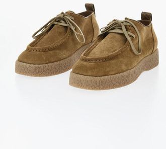 Bottega Veneta Suede Lace-Up Ankle Boots TORINO size 42