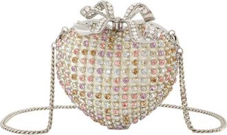 Self Portrait Crystal Heart Clutch