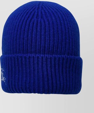 Burberry cashmere ribbed beanie hat