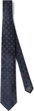 Brunello Cucinelli Elegante Zijden Stropdas voor Mannen - Heren - Stropdassen - Blauw - ONE Size - Accessoires