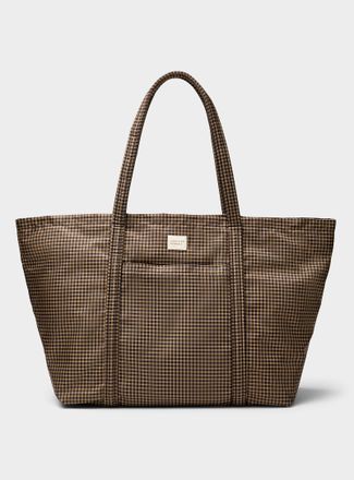 Loeffler Randall Womens Dina patterned XL tote bag With suitcase loop