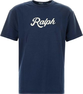 Polo Ralph Lauren Navy Blue Cotton T Shirt