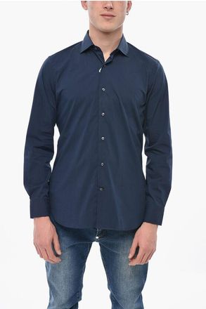 Laboratorio del Carmine Cotton-Blend Shirt With French Collar size 40