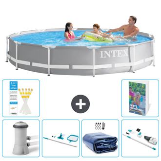 Intex Piscina Prism Frame Redonda - 366x76 Cm - 7-piezas S323