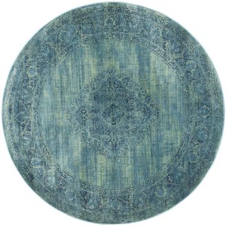 Safavieh Alfombra viscosa blu/multicolore 183 x 183 cm