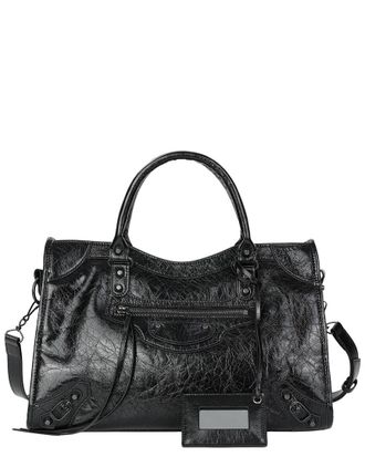 Tiffany & Fred Tiffany And Fred Paris Distressed Leather Satchel
