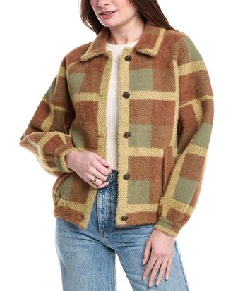 NVLT Nvlt Eyelash Bomber Jacket