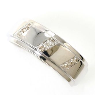 C&A White Gold White Gold (18K) Band Ring (Pre-Owned)