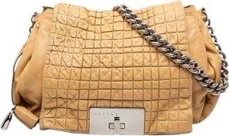 Celine Pre-owned Vintage Shoulder Bag - Dames - Vintage Schoudertas - Beige - ONE Size - Vintage