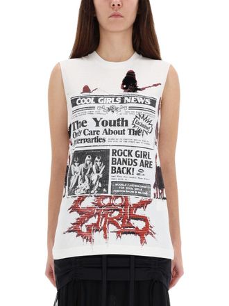 Dolce & Gabbana Printed Cotton T-Shirt - White