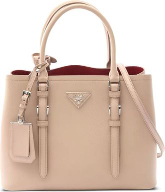 Prada Borsa tote in pelle Saffiano anni 2010 - Toni neutri