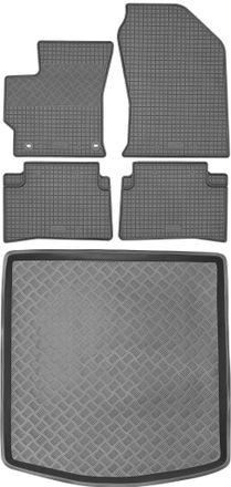 OEM Toyota Corolla Xii Kombi A Partir De 2019 Set - Alfombrillas De Goma Para Coche + Alfombrilla Para Maletero