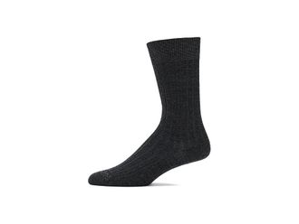 Smartwool Everyday Slouchy Rib Tall Crew Socks Sock Charcoal : LG (Womens Shoe 10-12.5), Merino/Nylon/Wool
