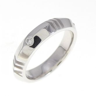 Tiffany & Co. Atlas White Gold (18K) Band Ring (Pre-Owned)