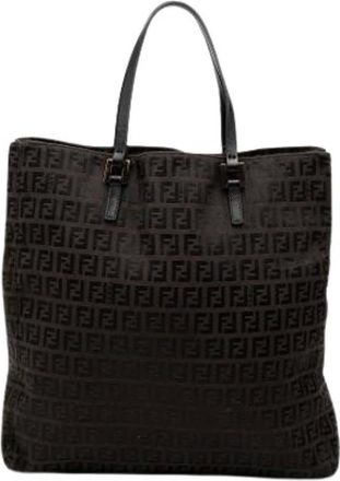 Fendi Pre-owned Tote Bags, female, Brown, Size: ONE SIZE Pre-owned Tote Bag