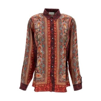 Pierre-Louis Mascia Shirts, female, Multicolor, Size: M Aloe Longsleeve Shirt