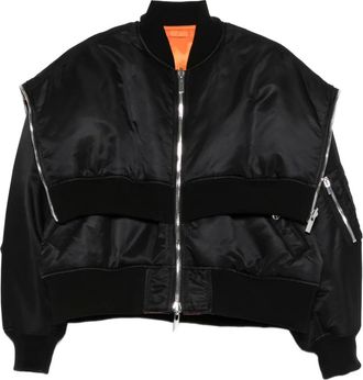 Comme Des Gar&ccedil;ons Giacca con zip - Nero