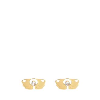 Valentino Garavani Pages Earrings - female - Valentino Garavani - Earrings - Yellow - ONE SIZE - Accessories