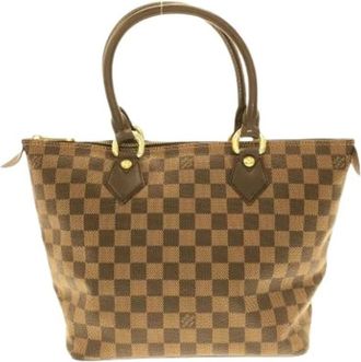 Louis Vuitton Pre-owned Handbags, female, Brown, Size: ONE SIZE Pre-owned Saleya PM Handbag