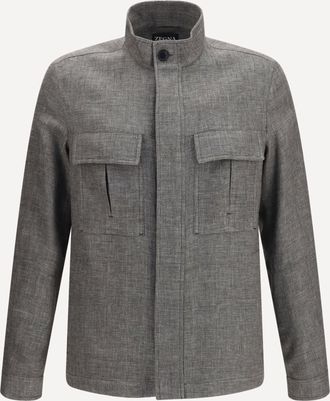 Ermenegildo Zegna Giacca con collo alto Man 54