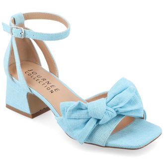 Journee Collection Women & apos;s Zevi Medium and Wide Width Dress Sandals