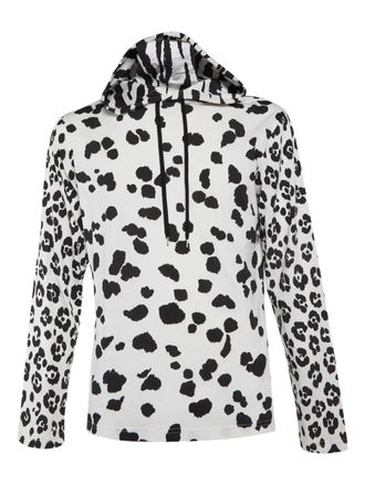 Moschino animal-print hoodie - Black