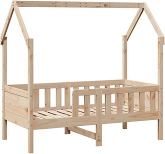 vidaXL Vidaxl - Cama con forma de casa para niños madera maciza pino 80x160 cm