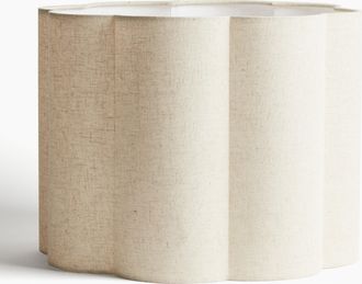 H&M Lampenschirm aus Baumwollcanvas - White